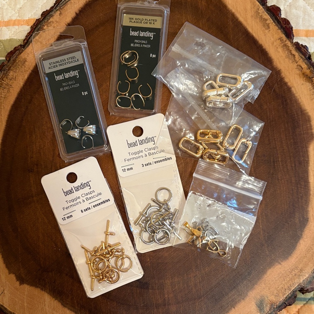 Bead Landing Toggle Clasps and other jewelry making supplies.